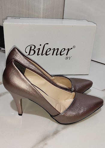 Kadın vizyon Deri Stiletto Topuklu Ayakkabı - Görsel 2