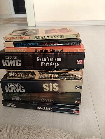 4 adet stephen king