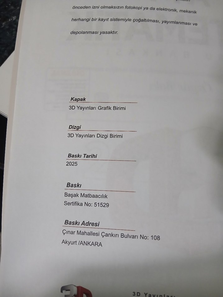 AYT Matematik 3D Soru Bankası - Görsel 2