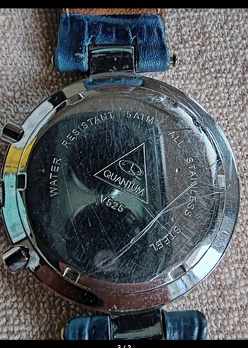 Quantum Vintage Erkek Kol Saati Turkuaz Gri - Görsel 3