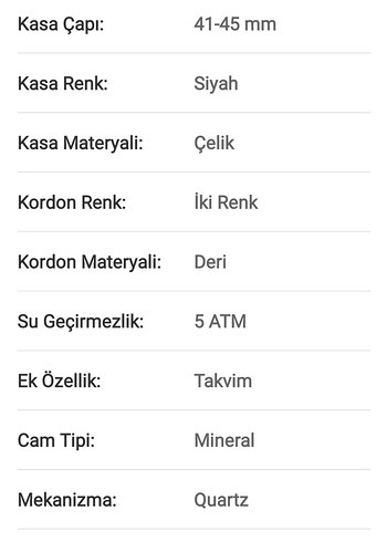 casio Siyah Erkek Biker Tarzı Saat - Görsel 6