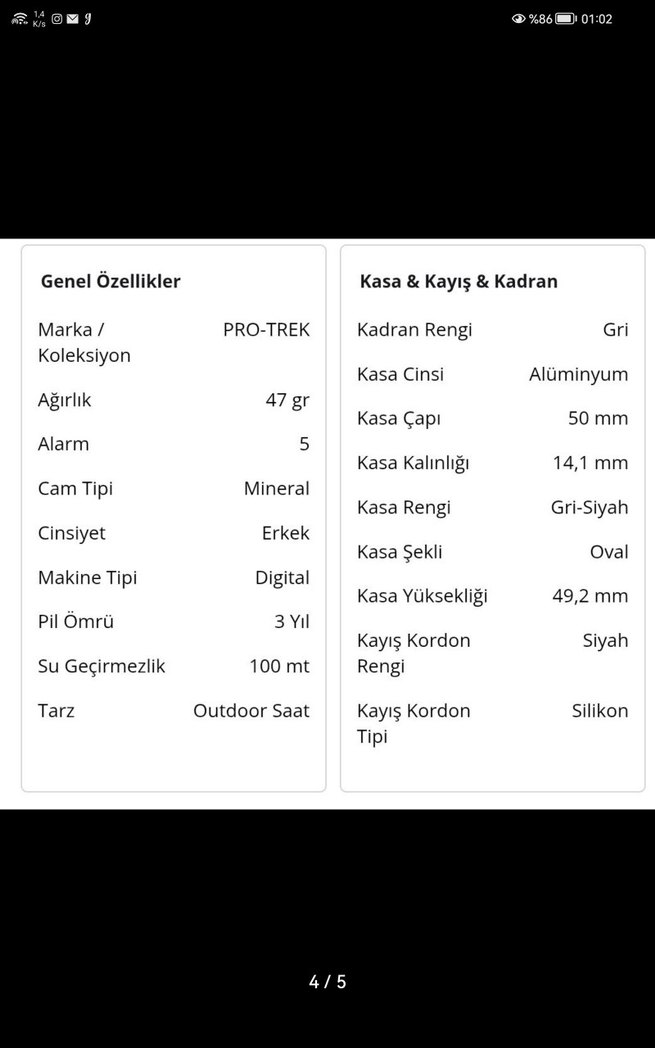 Casio SGW-300H-1AVDR Erkek Kol Saati - Görsel 4