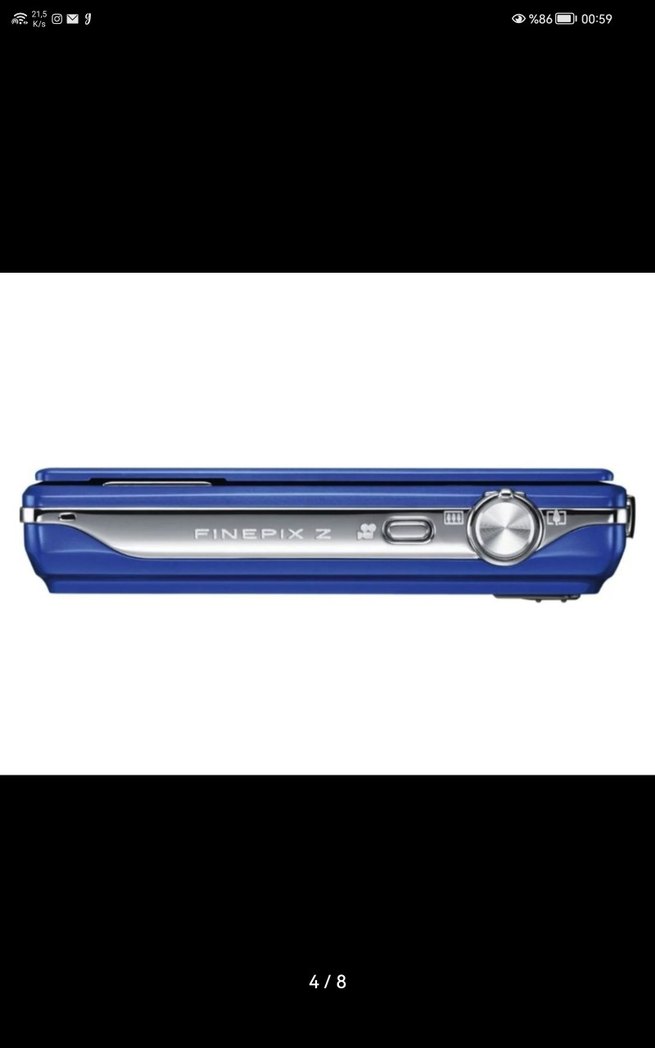 Fujifilm FinePix Z Mavi Dijital Kamera.NOKTA HATA YOK. - Görsel 4
