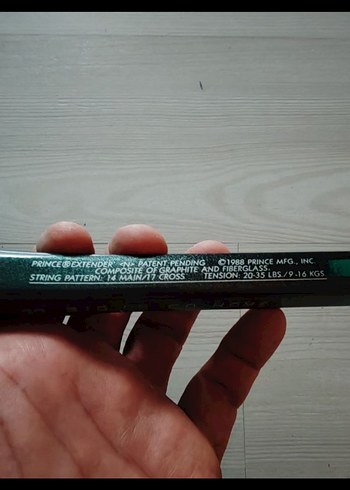 prince Siyah Squash Raketi - Görsel 4