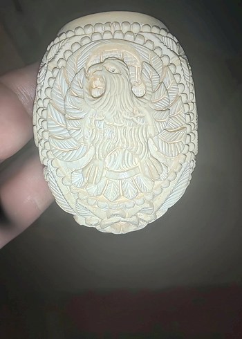 koleksiyonluk lületaşı gerçek kehribar  ağazlıklı pipo - Görsel 7