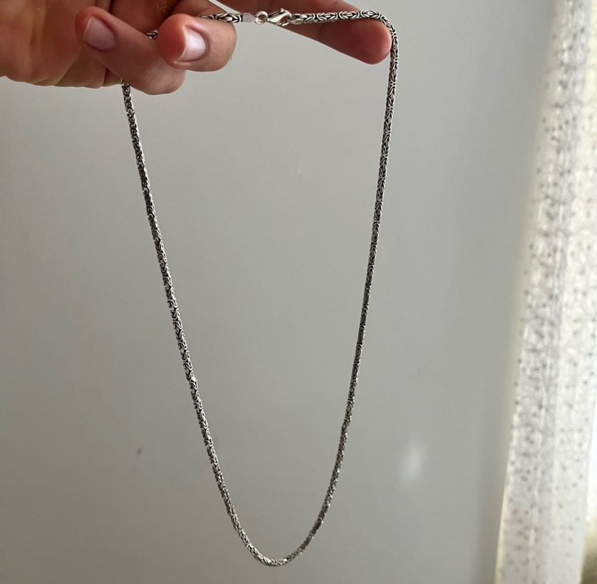 925 Ayar gümüş kral kllye - Görsel 2