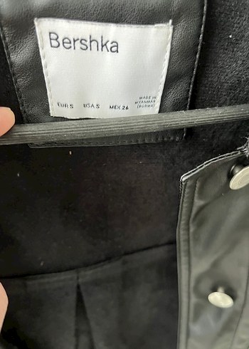 Bershka deri ceket - Görsel 3