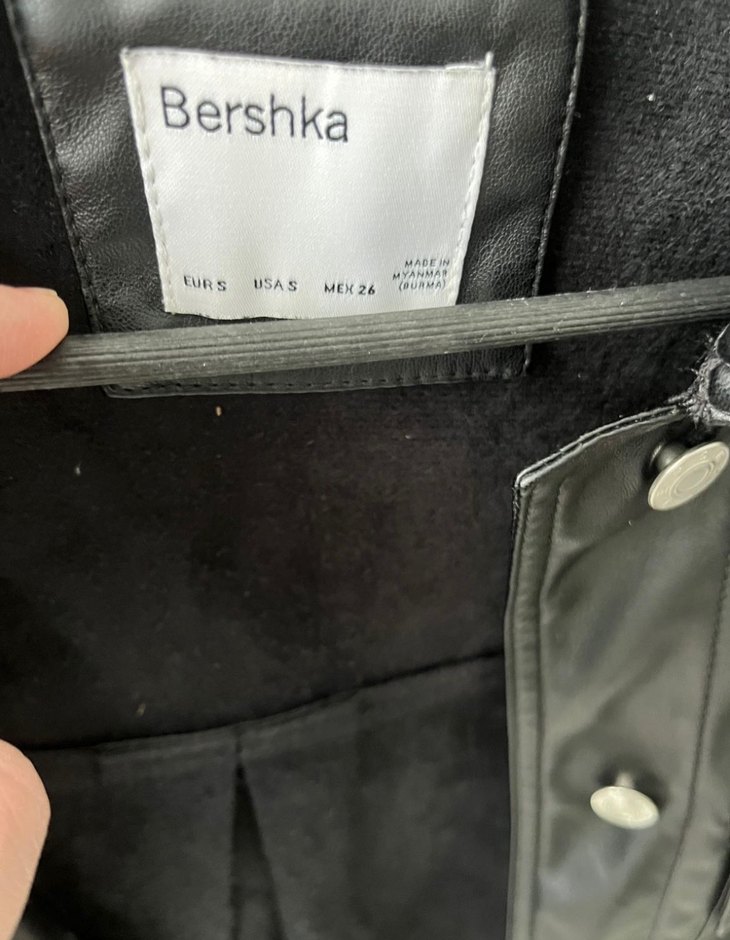 Bershka deri ceket - Görsel 3