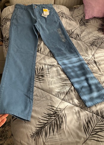 29 Beden mavi Renk Erkek chino Pantolon 29 beden slim
