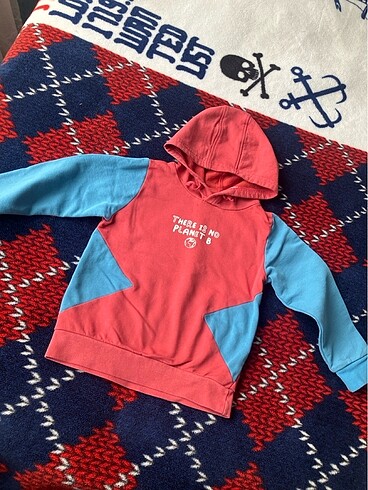 4-5 yaş kapüşonlu uzun kollu sweat