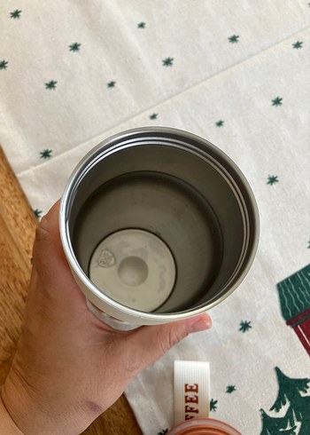 Bej Renkli ısı göstergeli içecek Termosu - Görsel 9