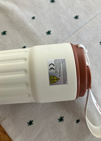 Bej Renkli ısı göstergeli içecek Termosu - Görsel 7