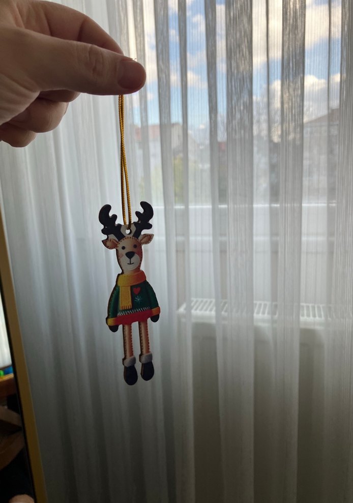 Renkli Bohem Geyik Süsleri yılbaşı çam ağacı - Görsel 2