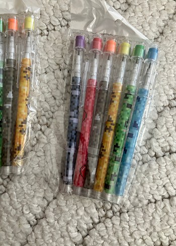 Renkli Dijital Desenli yumurtlayan kalem adet - Görsel 2