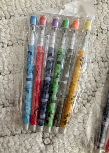 Renkli Dijital Desenli yumurtlayan kalem adet - Görsel 3