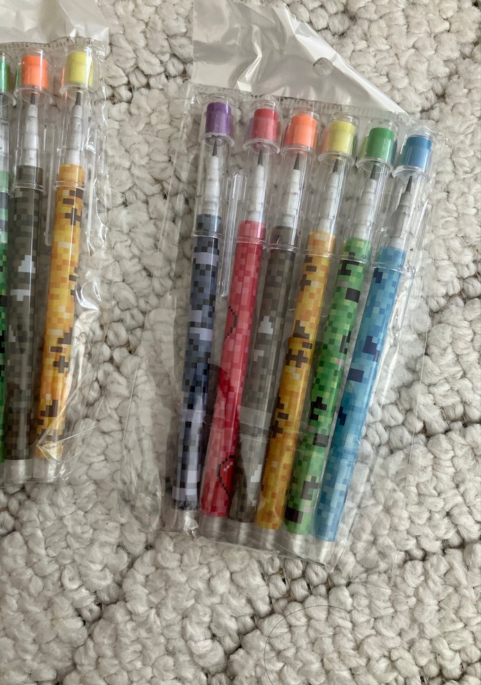 Renkli Dijital Desenli yumurtlayan kalem adet - Görsel 2