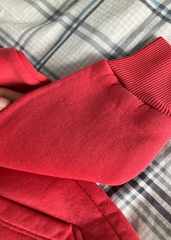 Nar çiçeği renk Kapüşonlu çocuk Sweatshirt - Görsel 5