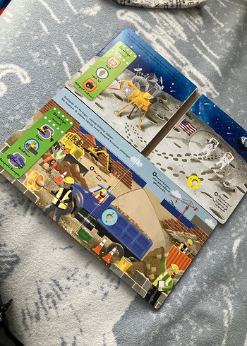 İlk Keşifler: Ay'a İniş ve Makineler hareketli kitap - Görsel 6