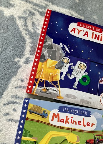 İlk Keşifler: Ay'a İniş ve Makineler hareketli kitap - Görsel 3