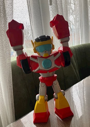 Hasbro Playskoll Kırmızı Robot Figür - Görsel 4