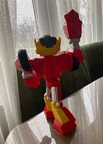 Hasbro Playskoll Kırmızı Robot Figür - Görsel 5