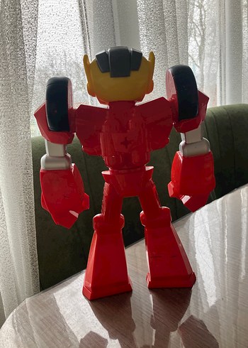Hasbro Playskoll Kırmızı Robot Figür - Görsel 6