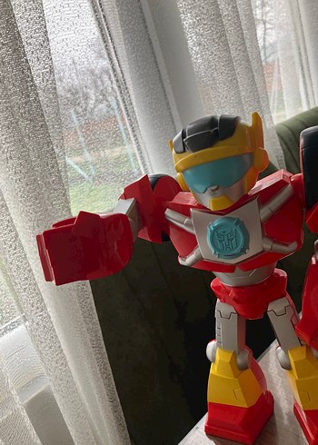 Hasbro Playskoll Kırmızı Robot Figür - Görsel 3