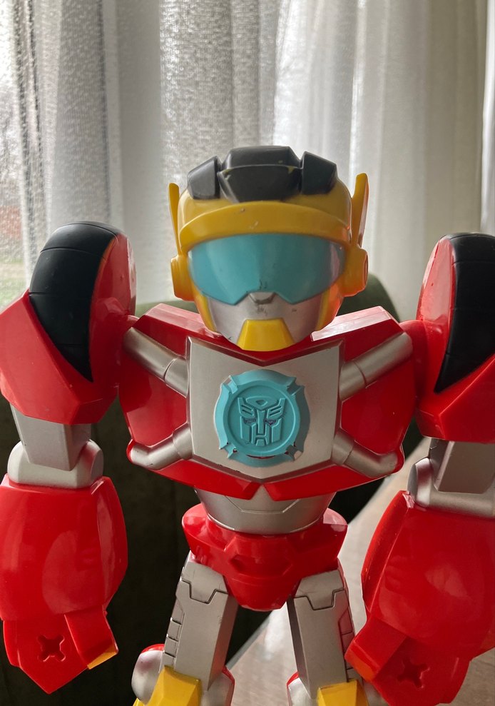 Hasbro Playskoll Kırmızı Robot Figür - Görsel 2