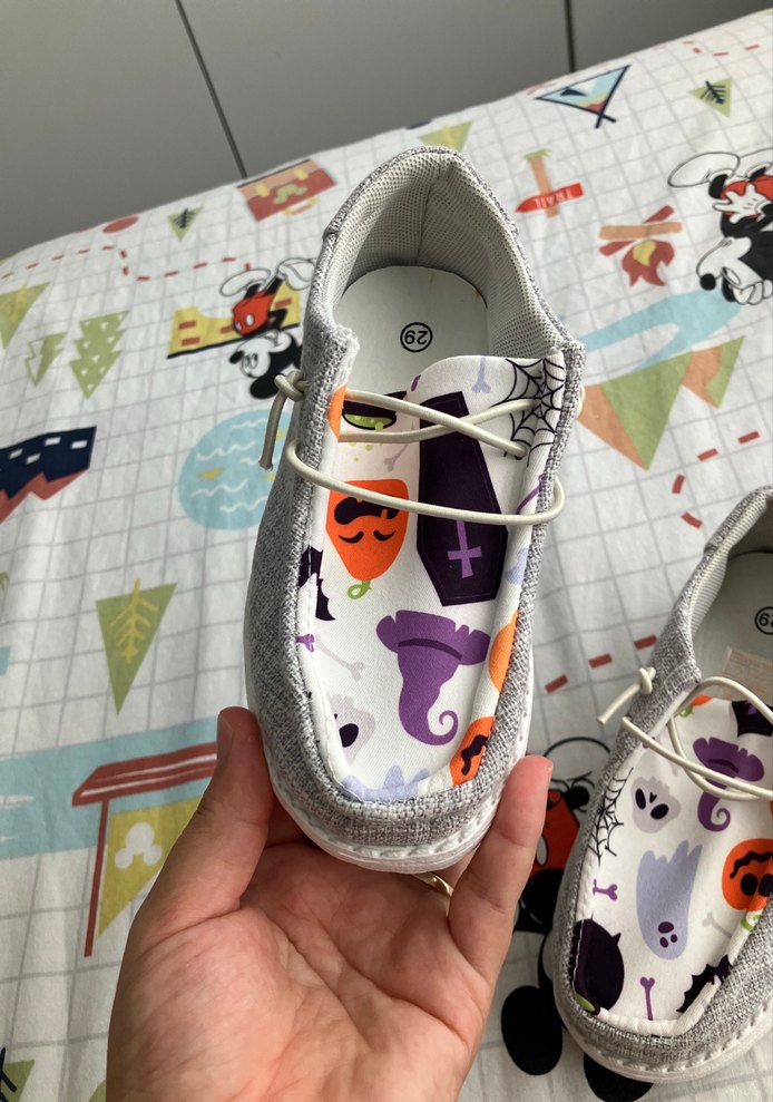 Cadılar bayramı gri Loafer 29 numara hallowen - Görsel 5