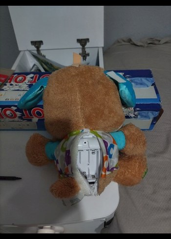 fisher price Renkli Eğitim Oyuncaklı Peluş Köpek - Görsel 3