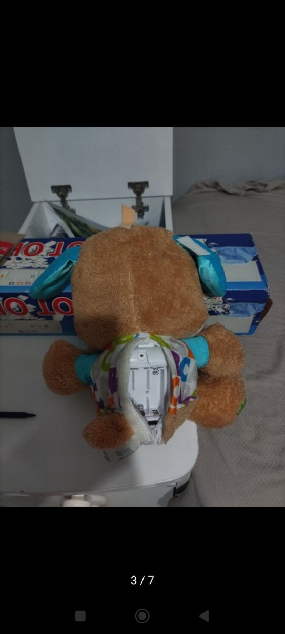 fisher price Renkli Eğitim Oyuncaklı Peluş Köpek - Görsel 3