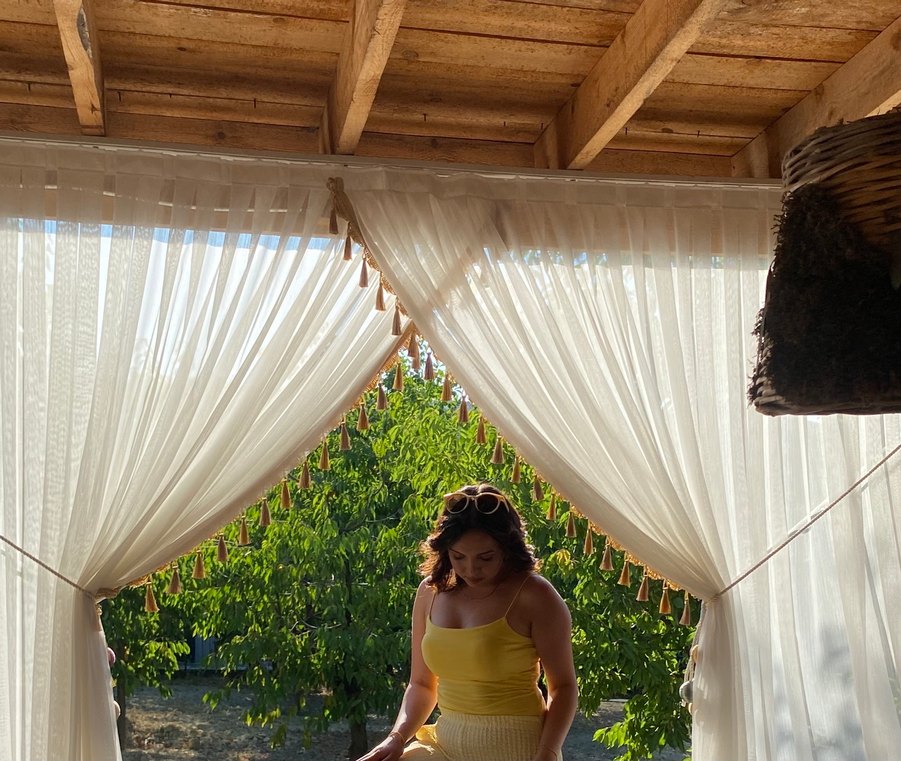 Sarı Straplez Kadın alt üst takım - Görsel 2