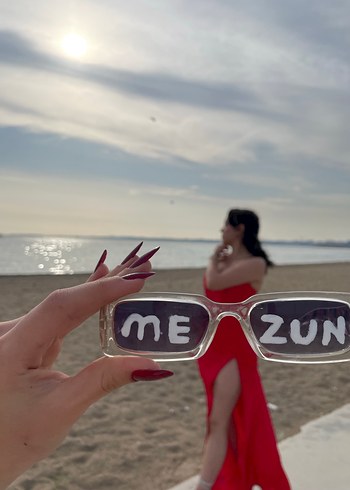 Kırmızı Uzun Askılı Drapeli Elbise - Görsel 4