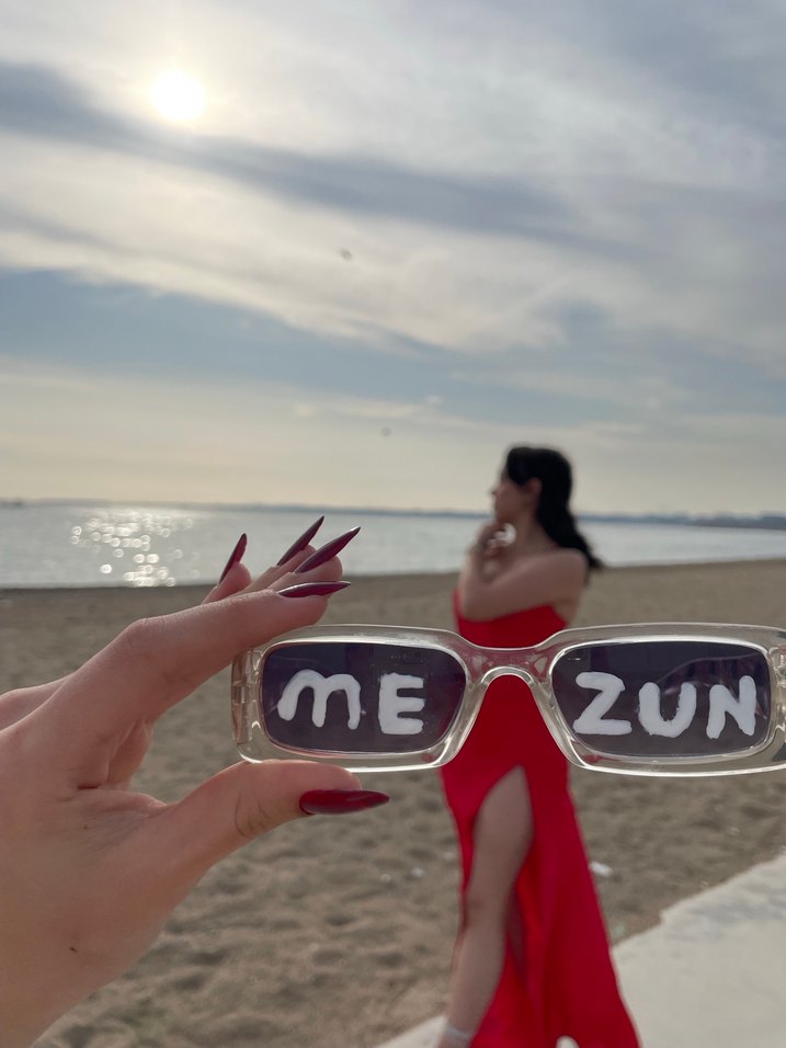 Kırmızı Uzun Askılı Drapeli Elbise - Görsel 4