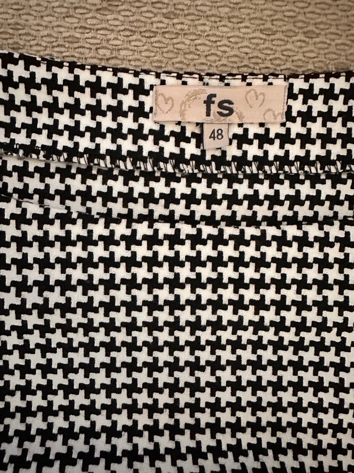 Uzun Kollu Siyah Gri Midi Örgü Elbise - Görsel 2