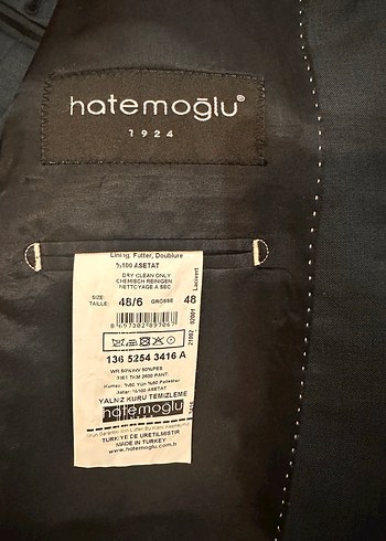 Erkek Lacivert Klasik Kesim Takım Elbise - Görsel 2