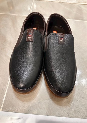 Kahverengi Erkek Klasik Lastik Tabanlı Hakiki Deri Ayakkabı - Görsel 4