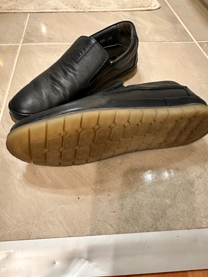 Lacivert Minimalist Erkek Klasik Ayakkabı - Görsel 2