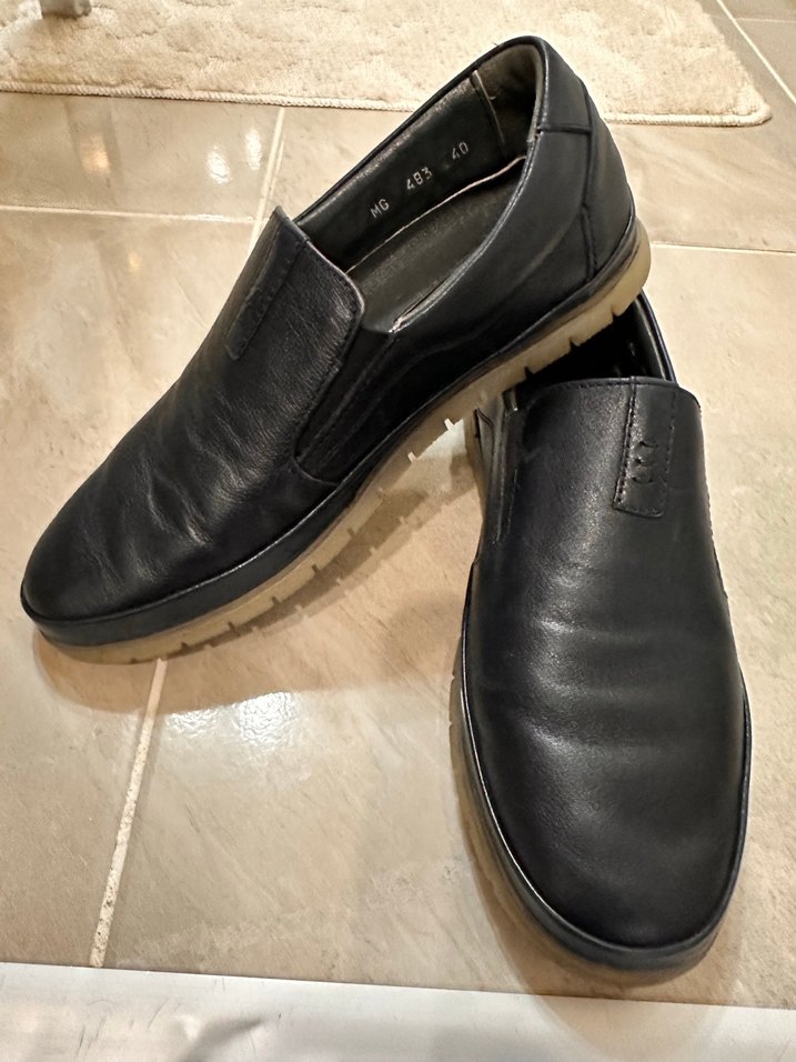 Lacivert Minimalist Erkek Klasik Ayakkabı - Görsel 3