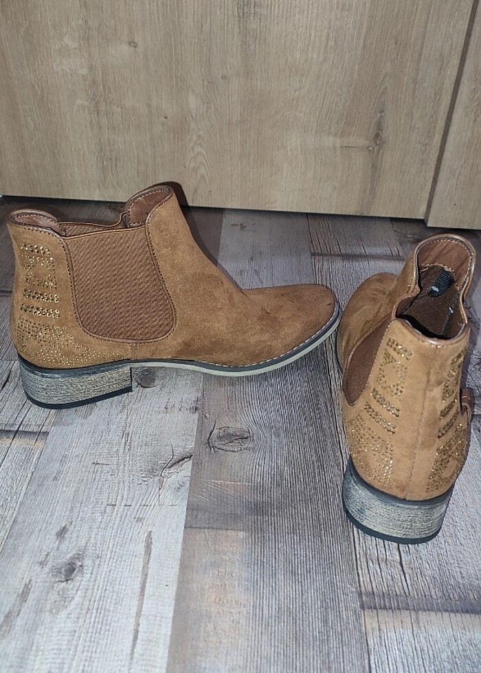 Süet kısa bot - Görsel 2