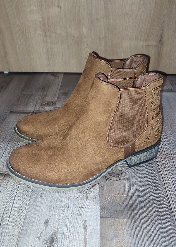 Süet kısa bot - Görsel 4