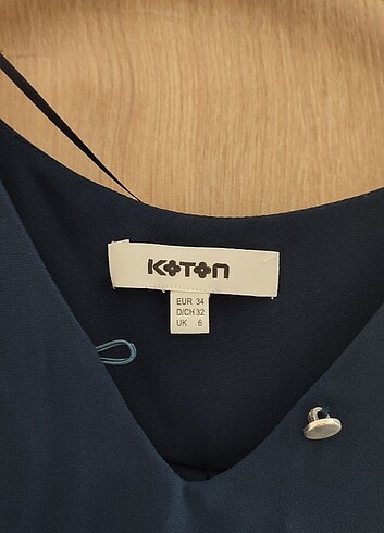 Koton lacivert bluz - Görsel 3