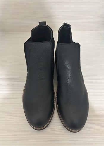 Siyah Erkek Kemer Detaylı Bot - Görsel 2