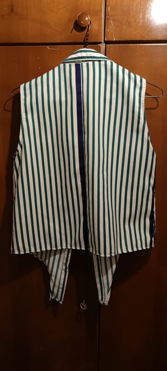 Çizgili Bağlamalı Gömlek - Görsel 3