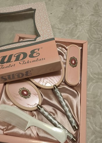 Pembe Vintage Saç Bakım Seti - Görsel 2