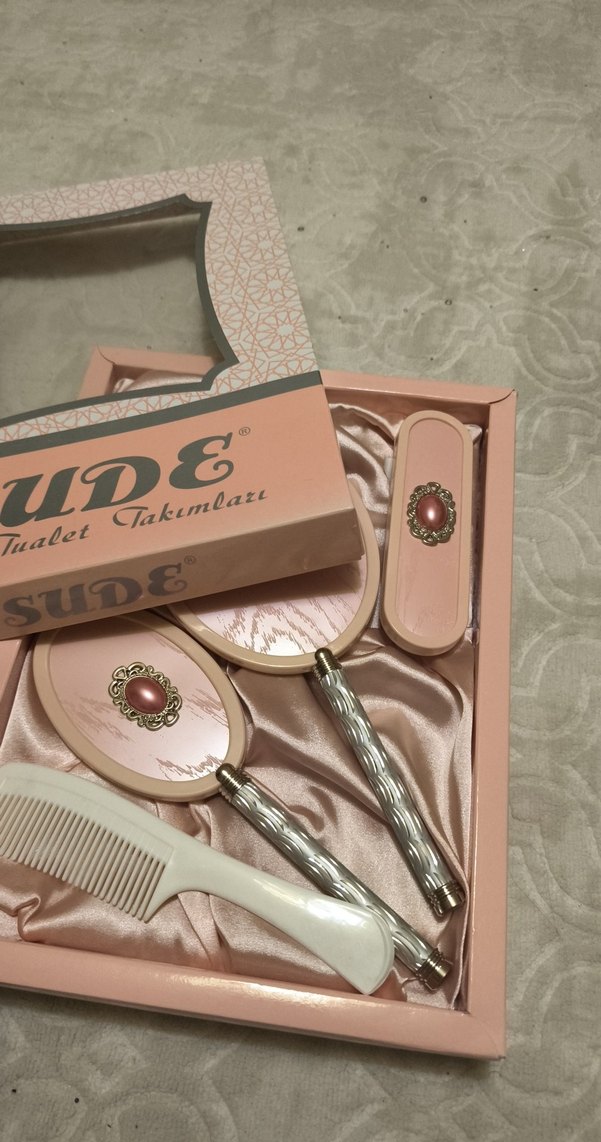 Pembe Vintage Saç Bakım Seti - Görsel 2