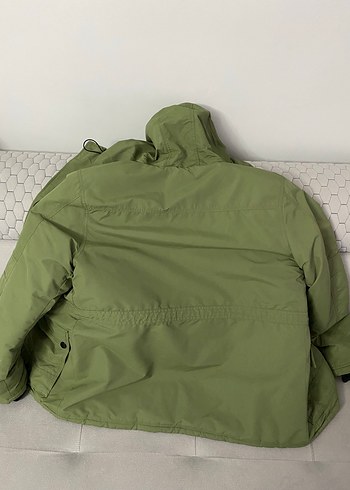 Yeşil Midi Kadın Kolsuz Kışlık Mont De facto - Görsel 3