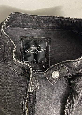 Gri Fermuarlı Biker Denim Jean - Görsel 2