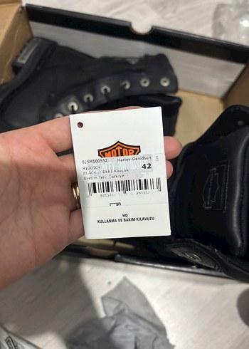 Orijinal Harley Davidson Erkek Biker Bot - Görsel 5