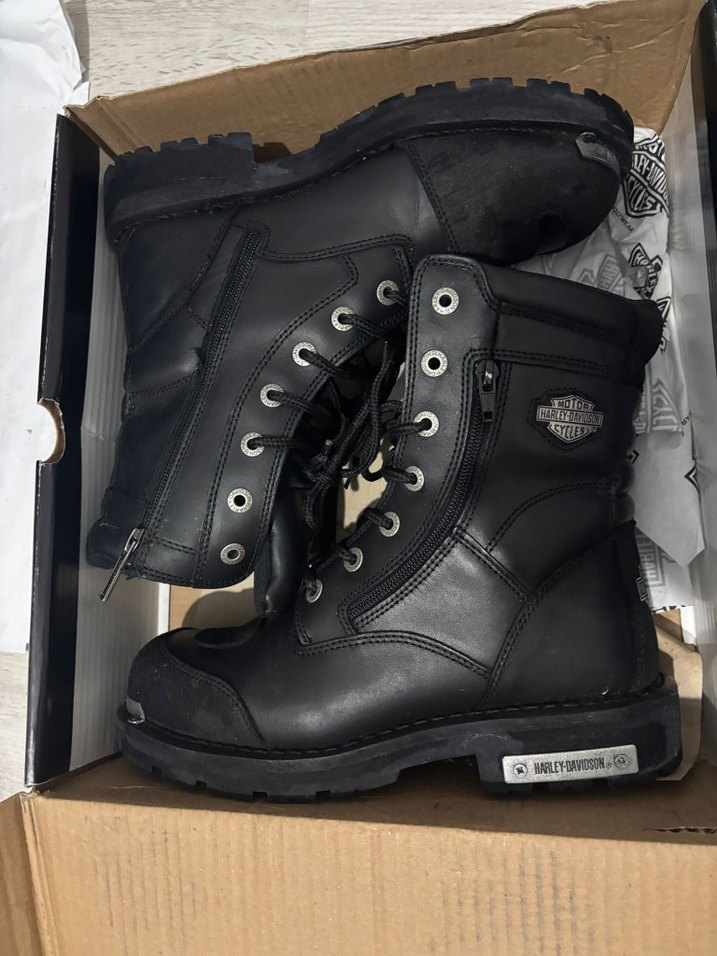 Orijinal Harley Davidson Erkek Biker Bot - Görsel 3